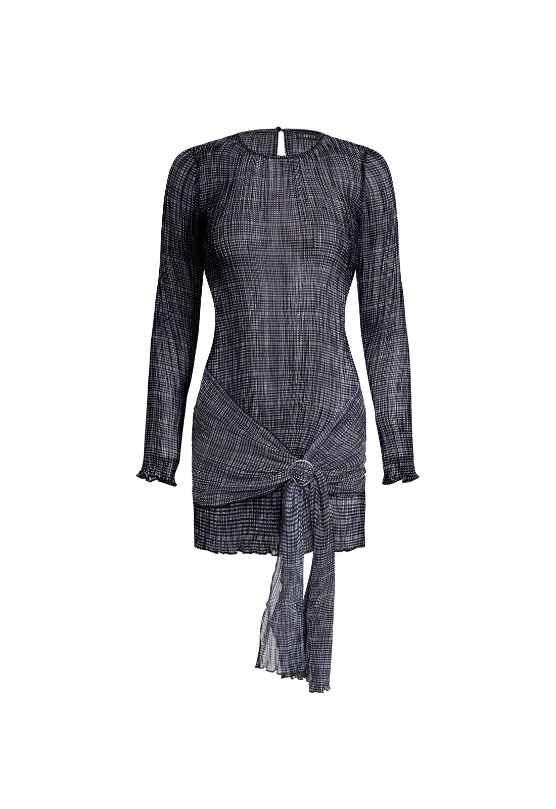 FORD MINI DRESS - NOIR PLAID - Image 2
